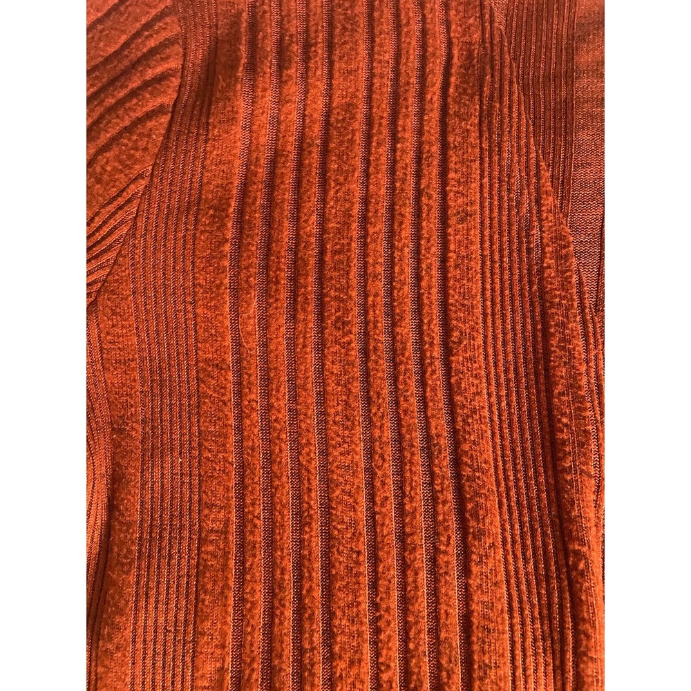 Pinkblush Rust Ribbed Longline Open Front Cardigan - Picture 12 of 13